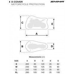 Shima X-Cover Motosiklet Brandası Siyah - Shima (1)