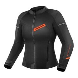 Shima X-Mesh Korumalı Yazlık Kadın Motosiklet Montu Siyah / Kırmızı - Shima