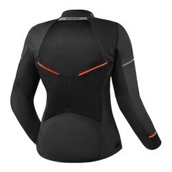 Shima X-Mesh Korumalı Yazlık Kadın Motosiklet Montu Siyah / Kırmızı - Shima (1)