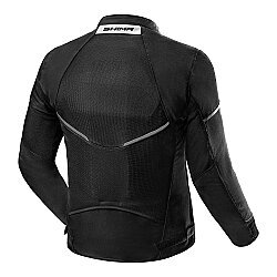 Shima X-Mesh Korumalı Yazlık Motosiklet Montu Siyah - 2