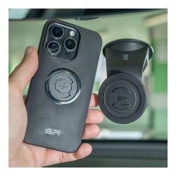 Sp Connect C+ Kablosuz Şarjlı Araç İçi Vantuzlu Manyetik Bağlantı Siyah - 5