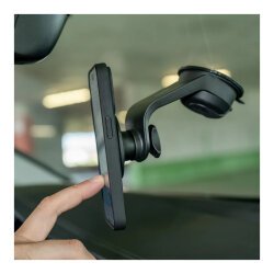 Sp Connect C+ Kablosuz Şarjlı Araç İçi Vantuzlu Manyetik Bağlantı Siyah - 7