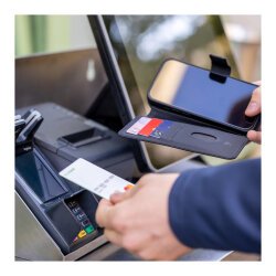 Sp Connect C+ Universal Telefon Kapaklı Telefon Kılıfı Siyah - 5