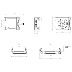 Sp Connect C+ Universal Telefon Tutucu Siyah - 6