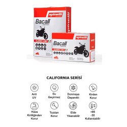 GARAJJ Spinelli California Motosiklet Brandası (D) Gri - Spinelli (1)