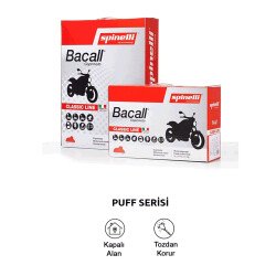 Spinelli PUFF Motosiklet Brandası (E) Mavi - 3