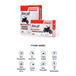 GARAJJ Spinelli TYVEK Motosiklet Brandası (A3) Gümüş - 3