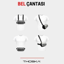 Thoska Bel Çantası Siyah - Thoska