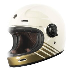 Torc T-1 Newport Breakers Kapalı Motosiklet Kaskı Krem - Torc