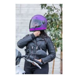 Torc T-1 Newport Cali Iridecent Kapalı Motosiklet Kaskı Mor - 6