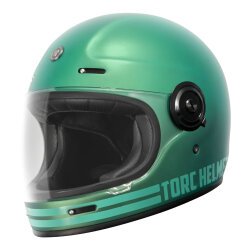 Torc T-1 Newport Cali Iridecent Kapalı Motosiklet Kaskı Turkuaz - Torc