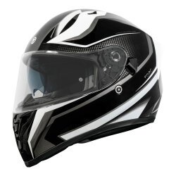 Torc T-15 Route Kapalı Motosiklet Kaskı Siyah / Beyaz - Torc