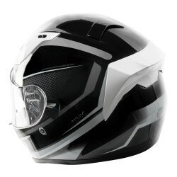 Torc T-15 Route Kapalı Motosiklet Kaskı Siyah / Beyaz - Torc (1)