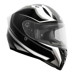 Torc T-15 Route Kapalı Motosiklet Kaskı Siyah / Beyaz - 4