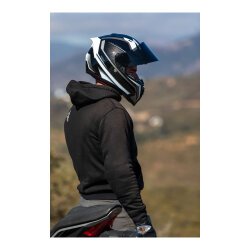 Torc T-15 Route Kapalı Motosiklet Kaskı Siyah / Beyaz - 6