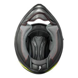 Torc T-15 Shock Kapalı Motosiklet Kaskı Siyah / Sarı / Beyaz - 5