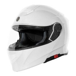 Torc T-28 Çene Açılır Motosiklet Kaskı Beyaz - Torc