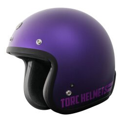 Torc T-50 Del Mar Call Indecent Açık Motosiklet Kaskı Mor - Torc
