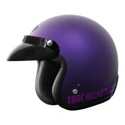 Torc T-50 Del Mar Call Indecent Açık Motosiklet Kaskı Mor - Torc (1)