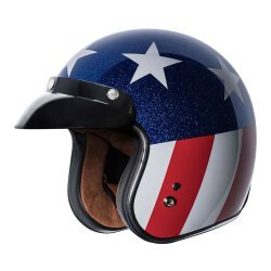 Torc T-50 Del Mar Captain Vegas Açık Motosiklet Kaskı Beyaz - Torc (1)