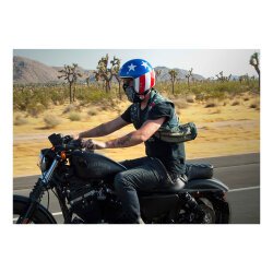 Torc T-50 Del Mar Captain Vegas Açık Motosiklet Kaskı Beyaz - 8