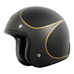 Torc T-50 Del Mar Hardy Açık Motosiklet Kaskı Mat Siyah / Gri - Torc