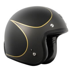 Torc T-50 Del Mar Hardy Açık Motosiklet Kaskı Mat Siyah / Gri - 5