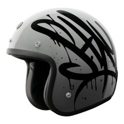 Torc T-50 Del Mar Wild One Açık Motosiklet Kaskı Gri / Siyah - Torc