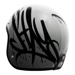 Torc T-50 Del Mar Wild One Açık Motosiklet Kaskı Gri / Siyah - 3